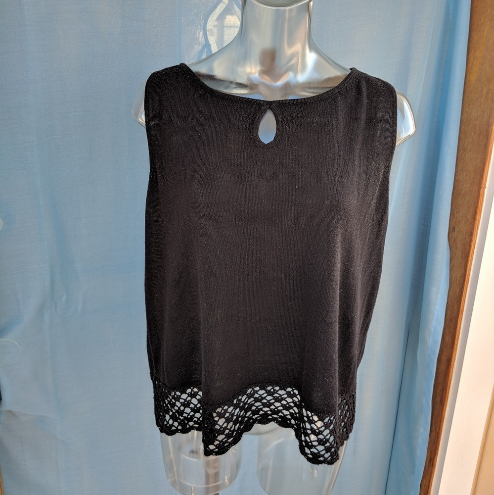 Black Sweater Tank